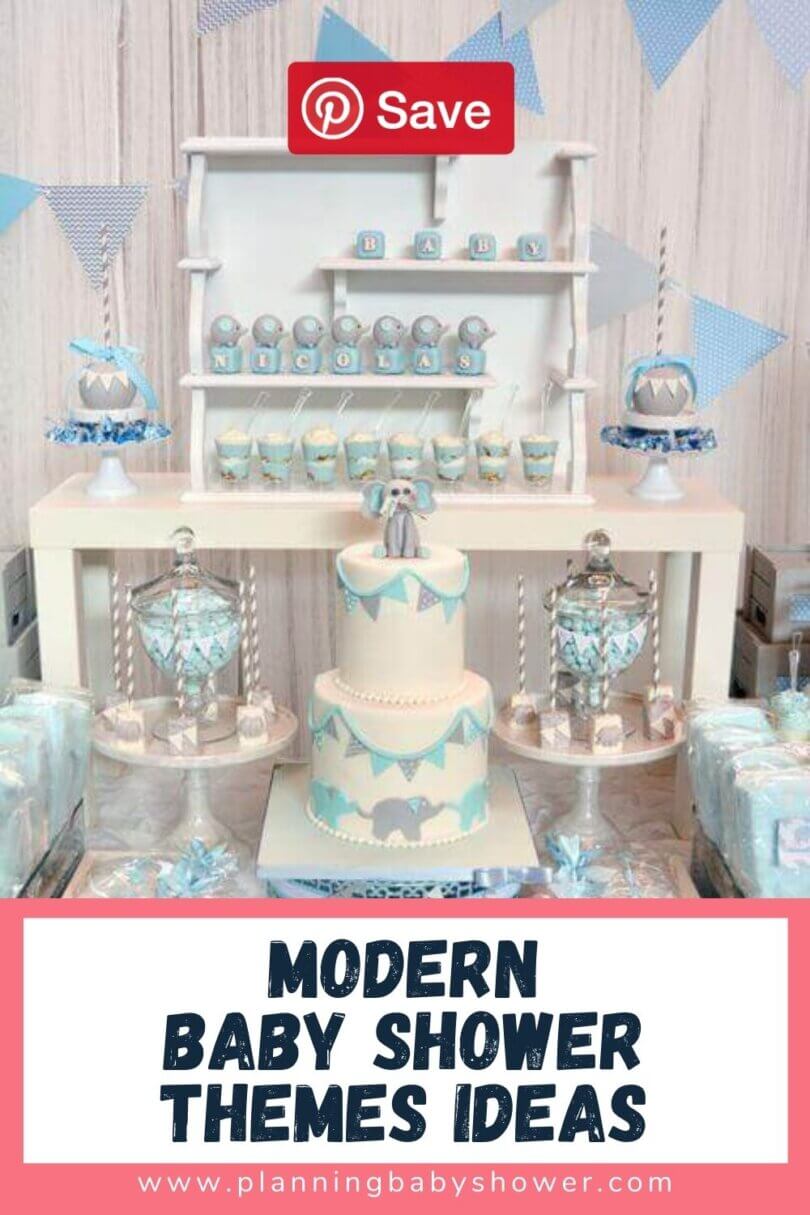 16+ Awesome Modern baby shower themes ideas