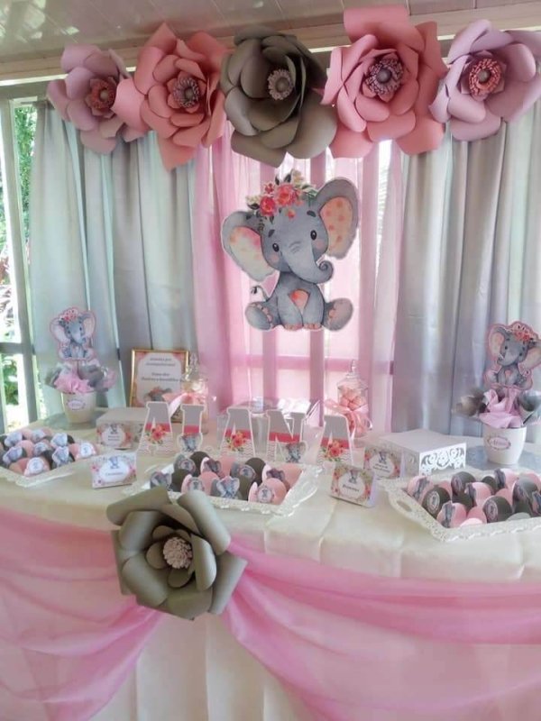 17+ Inspiring Elephant Themed Baby Shower ideas (Free Printable included)