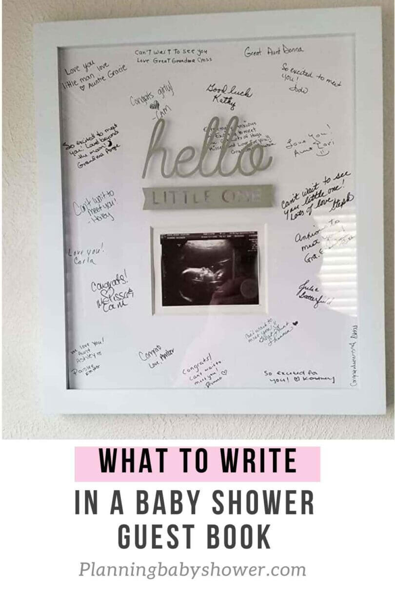 What To Write In A Baby Shower Guest Book? 18 Top Ideas To inspire you