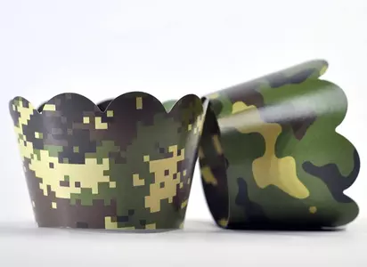 Camouflage themed Baby Shower ideas