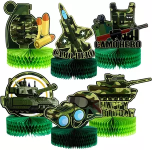 Camouflage themed Baby Shower ideas