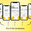 100+ Rubber Duck Baby Shower Printable Bundle - Planning baby shower