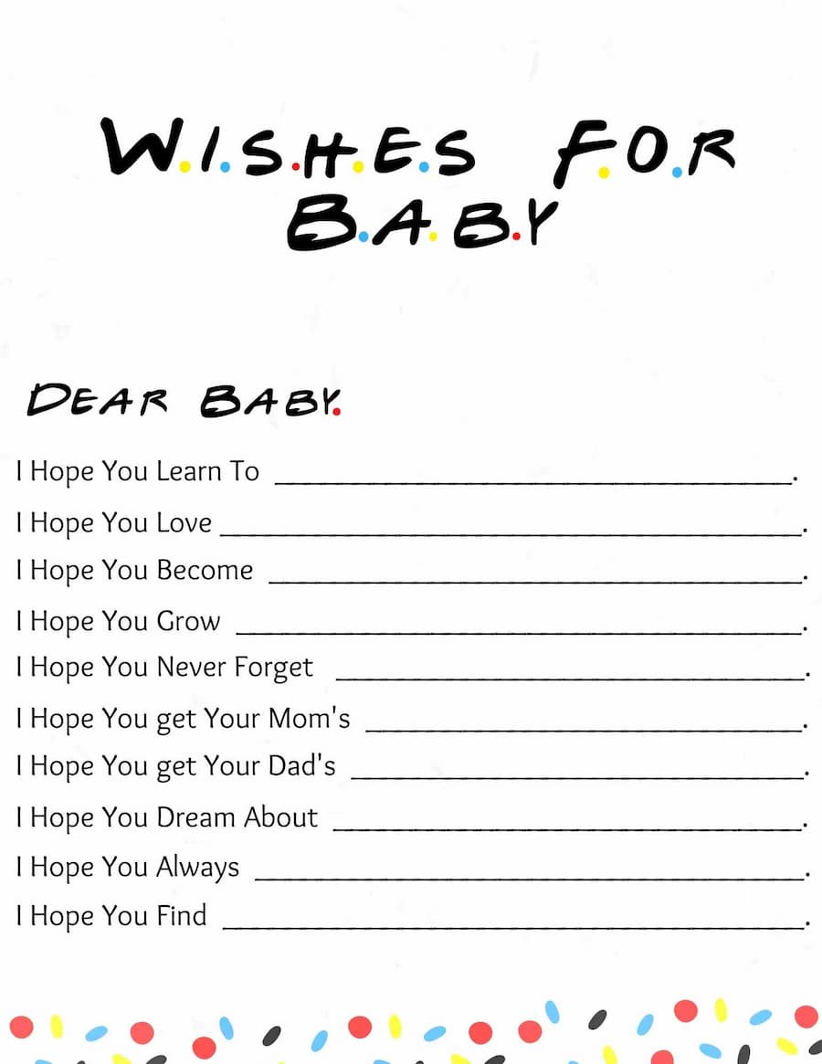 15+ Aweinspiring Friends themed baby shower Ideas (free printables