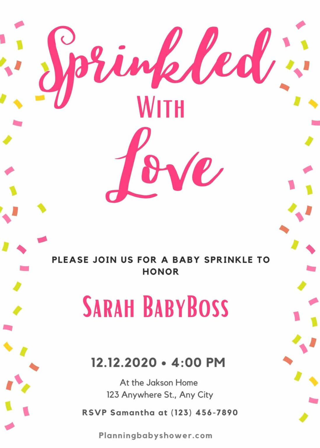 How To Throw a Baby Sprinkle Shower? Free Printable included Planning