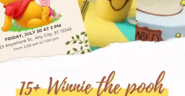 Winnie The Pooh themed Baby Shower ideas