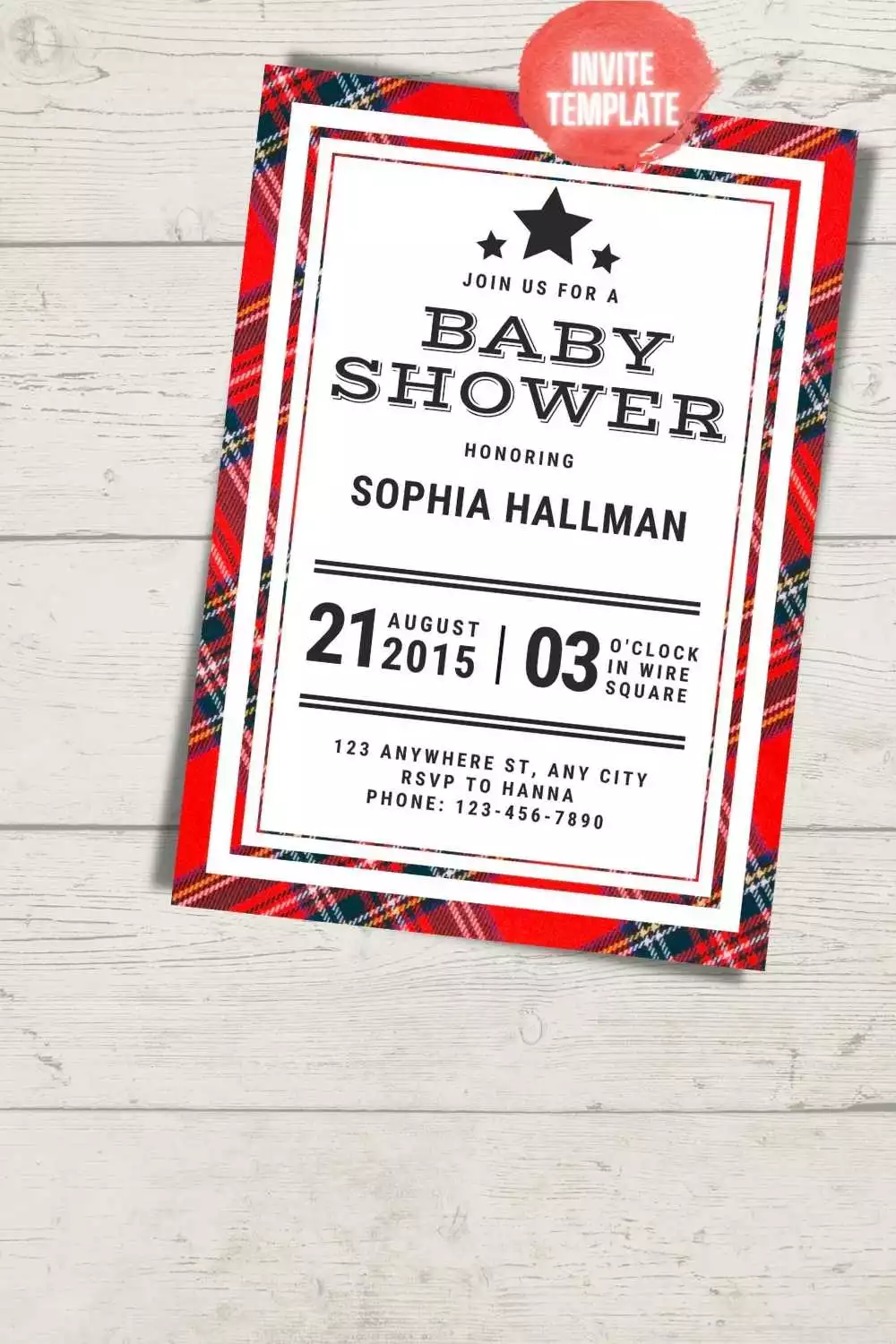 23+ Buffalo plaid baby shower ideas (+ Free Invitations)