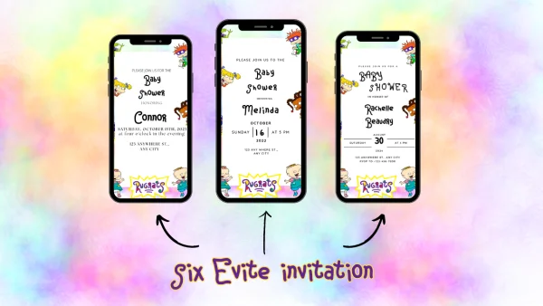 100+ Rugrats themed Baby Shower Printable Bundle editable - Image 6